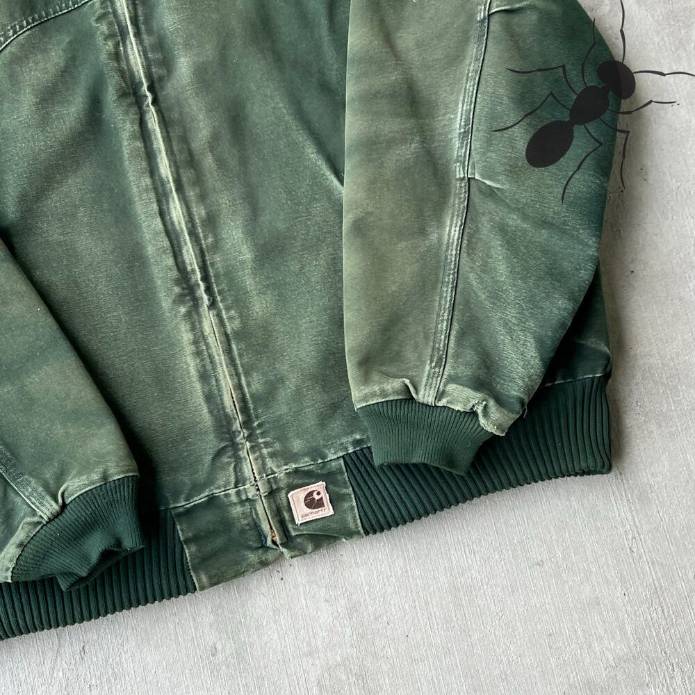 Carhartt J14 SPC green santa fe work wear jacket - Picture 10 of 15